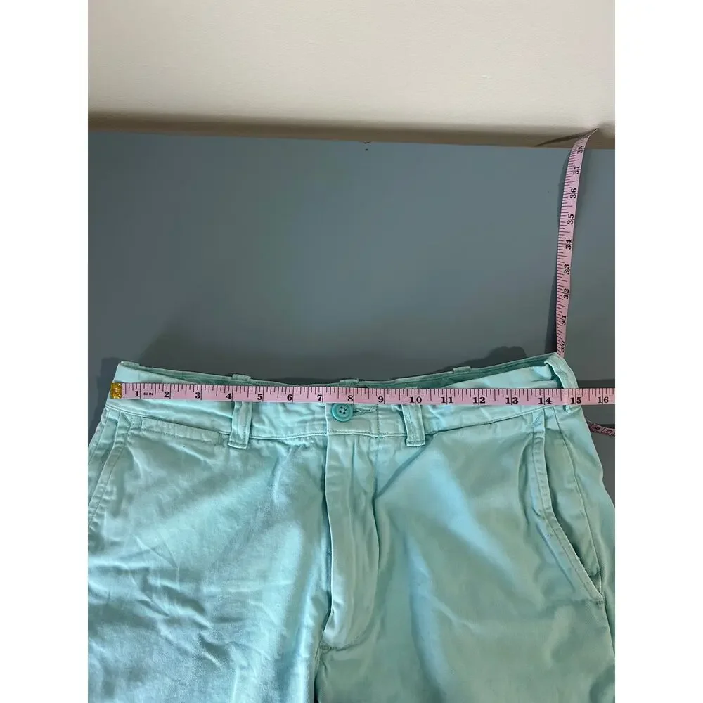 J. Crew Stanton short size 30 turquoise 9 inch inseam chino